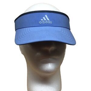 Adidas Aeroready Womens Golf Tennis Visor OSFM Blue Spandex Outdoors